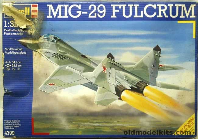 Revell 1/32 Mig-29 Fulcrum - Luftwaffe / DDR / Czech / Soviet, 4799 plastic model kit